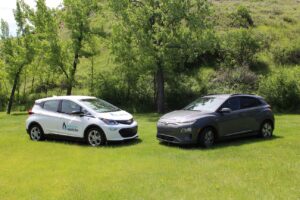 Medicine Hat two electric vehicles