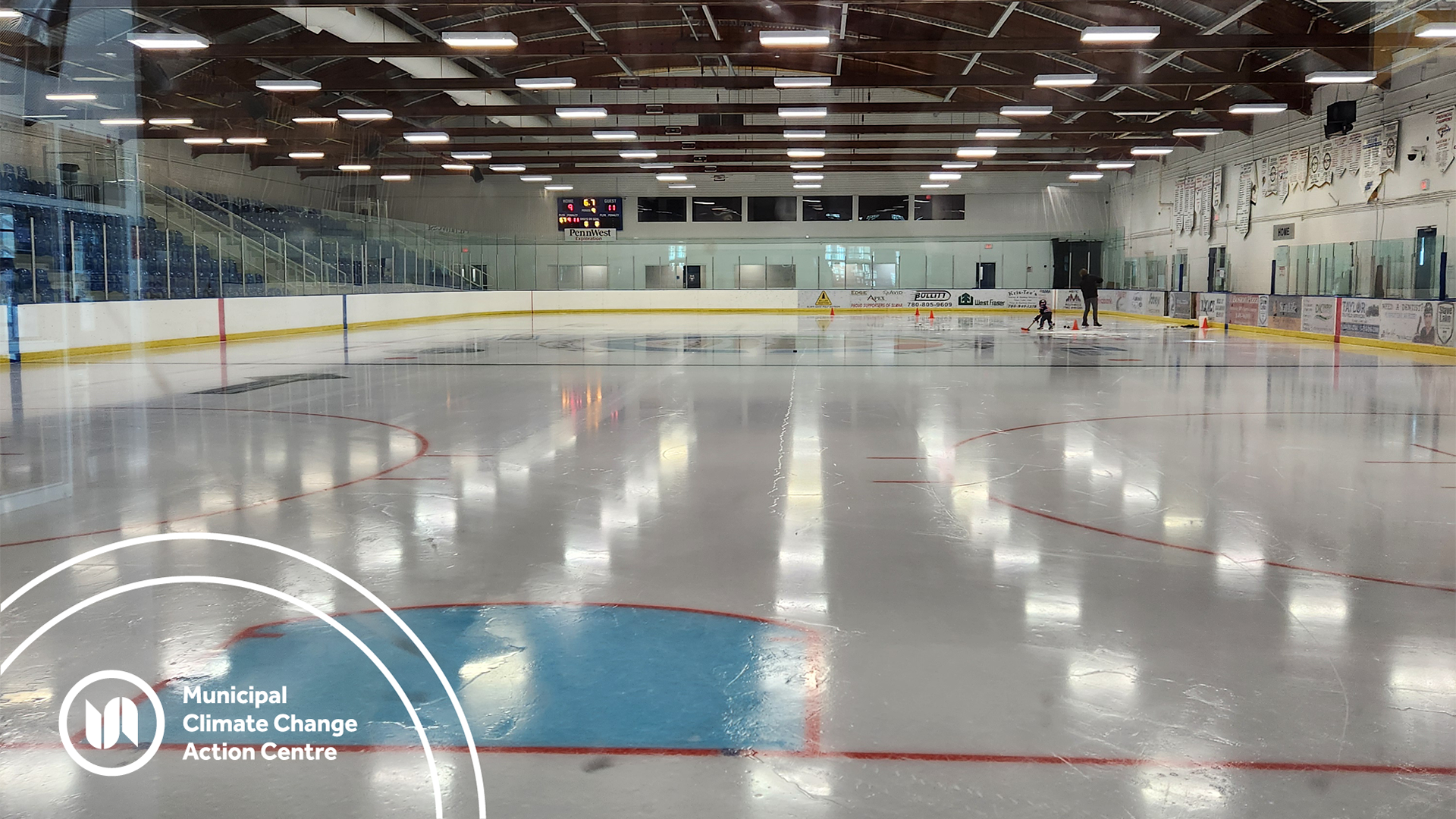 Indoor skating rink in Slave Lake AB