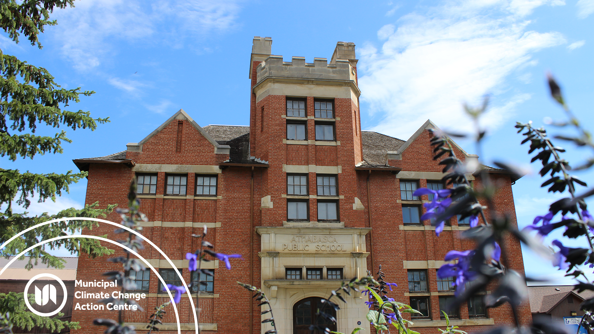 Old Brick School in Athabasca