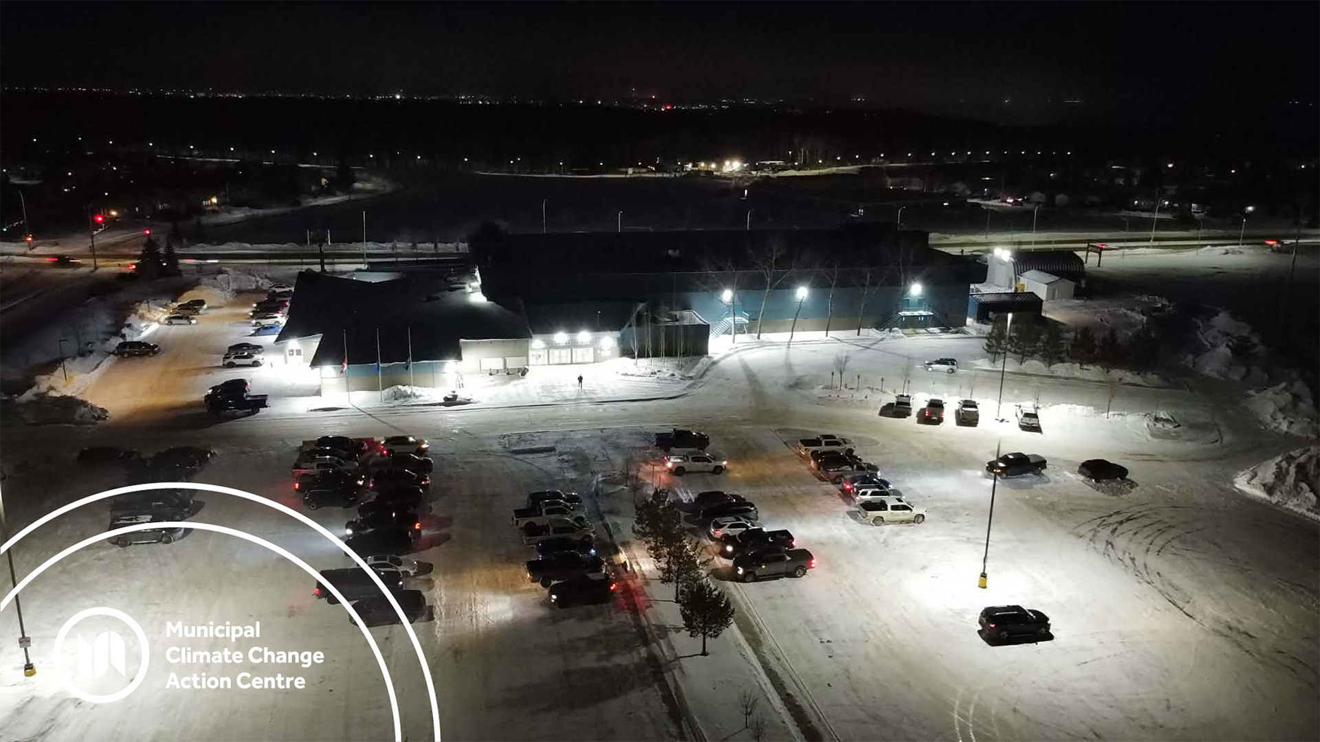 New outdoor lighting at Centrefire Place